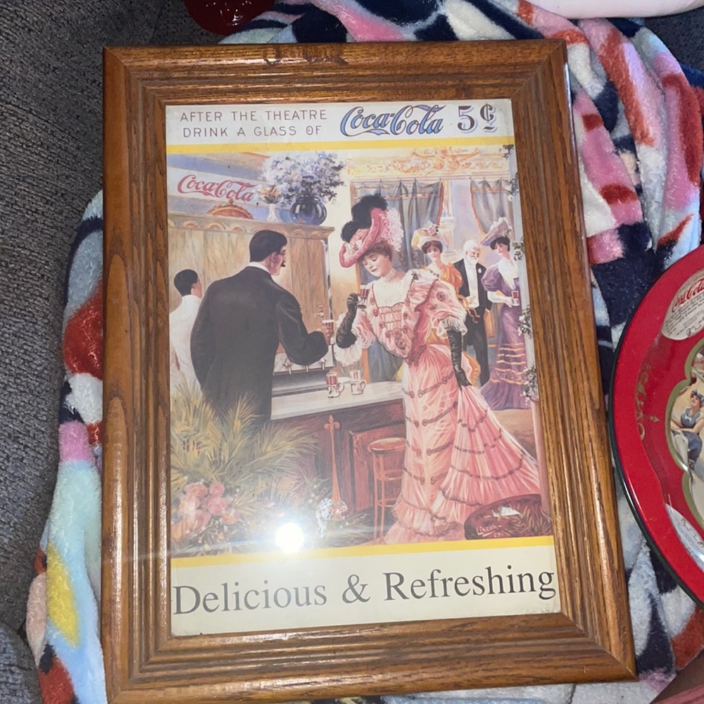 Antique Coca-Cola decor